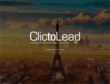 Tablet Screenshot of clictolead.com